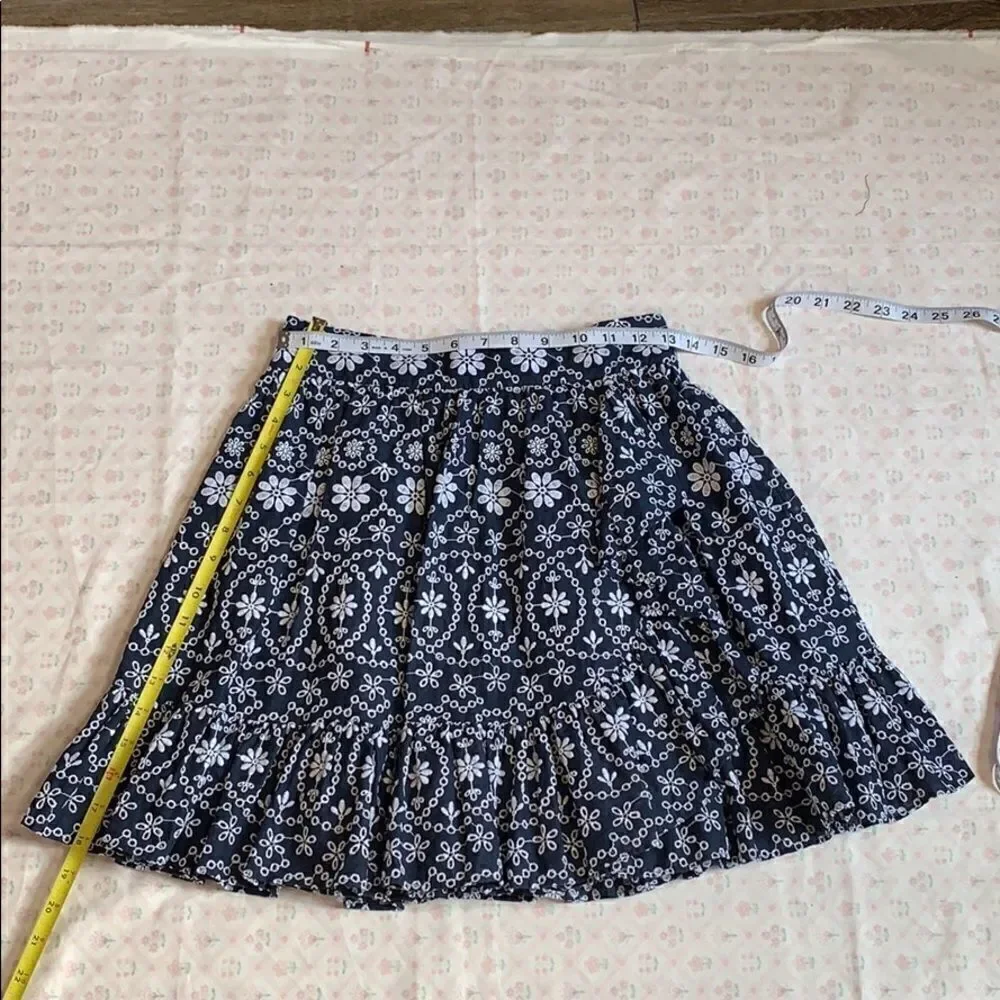 NWT KATE SPADE Shore Thing Eyelet Wrap Skirt SIZE 0